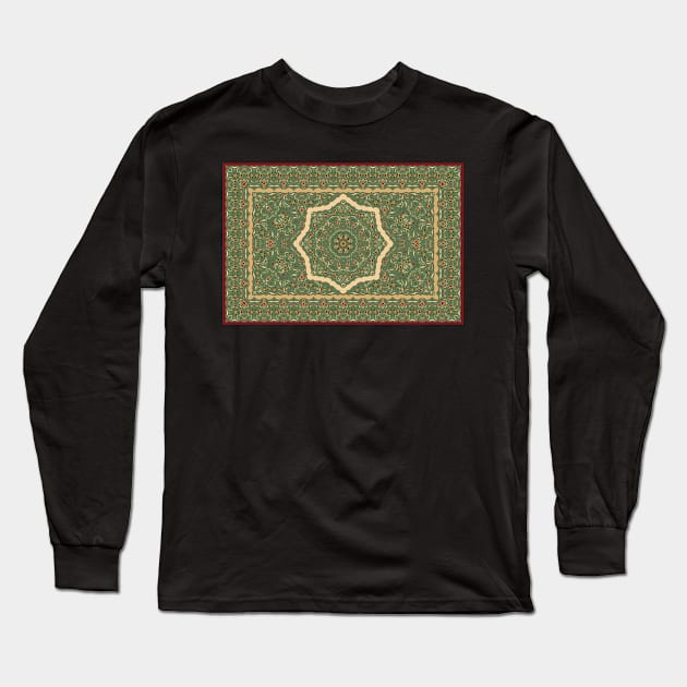 Vintage Arabic pattern. Long Sleeve T-Shirt by IrinaGuArt